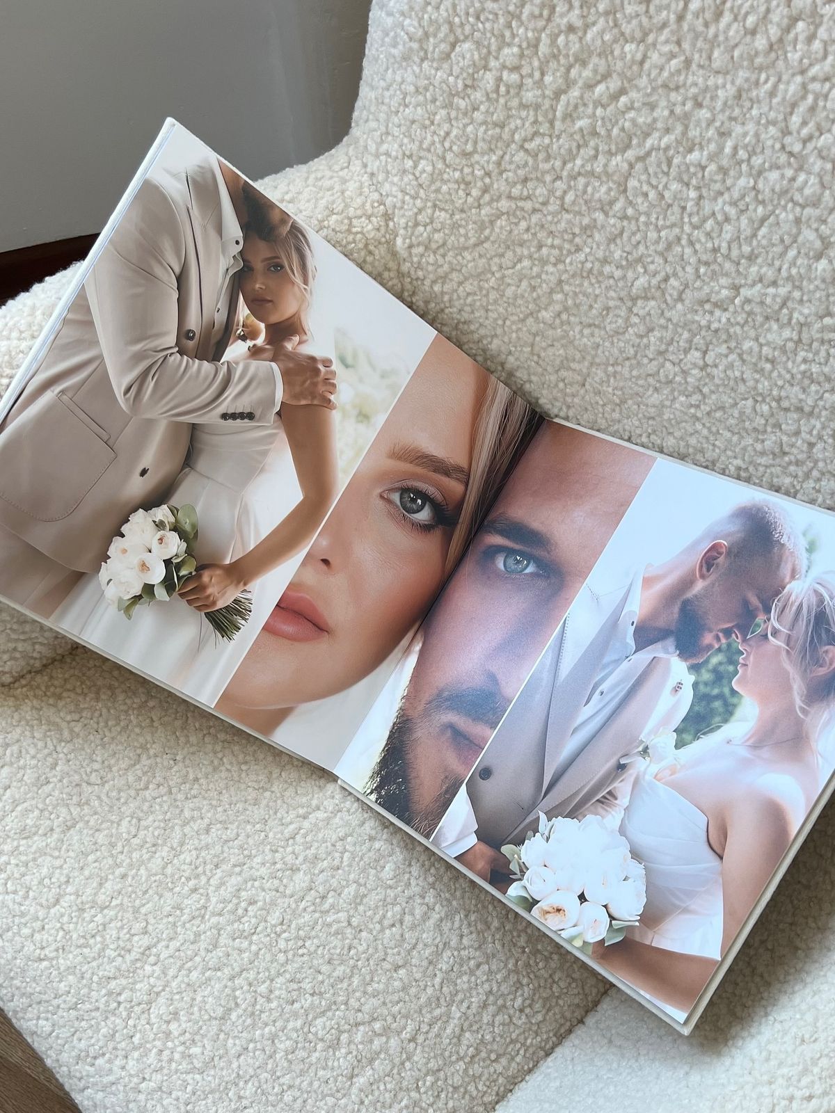 Memory collages in photobook